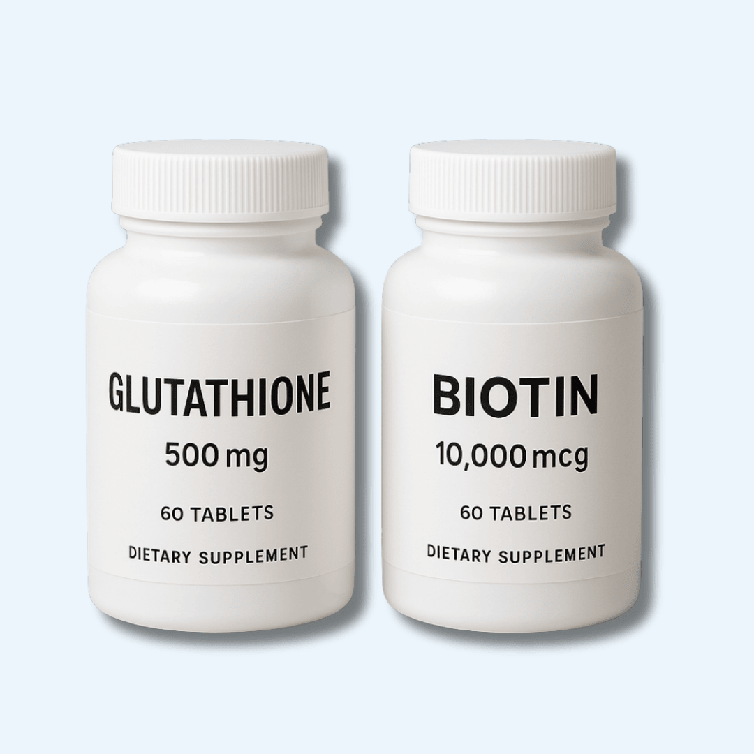 glutothione, biotin
